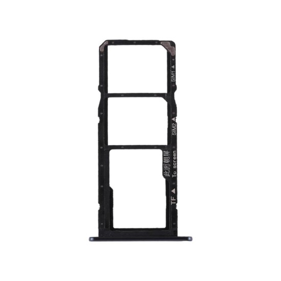 DUAL SIM+MICROSD CARD HOLDER HUAWEI HONOR 7A/Y6 2018 BLACK